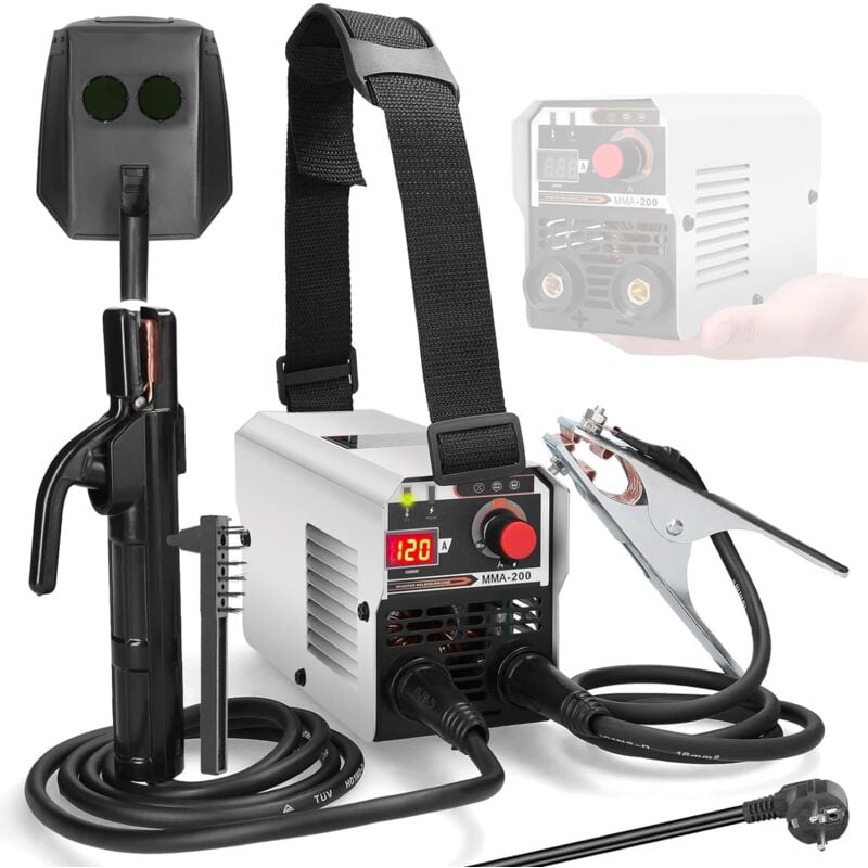 Poste à souder Inverter, Soudeurs à onduleur mma igbt 120A , dispositif manuel de soudage à l'arc métallique, soudeurs intelligents polyvalents