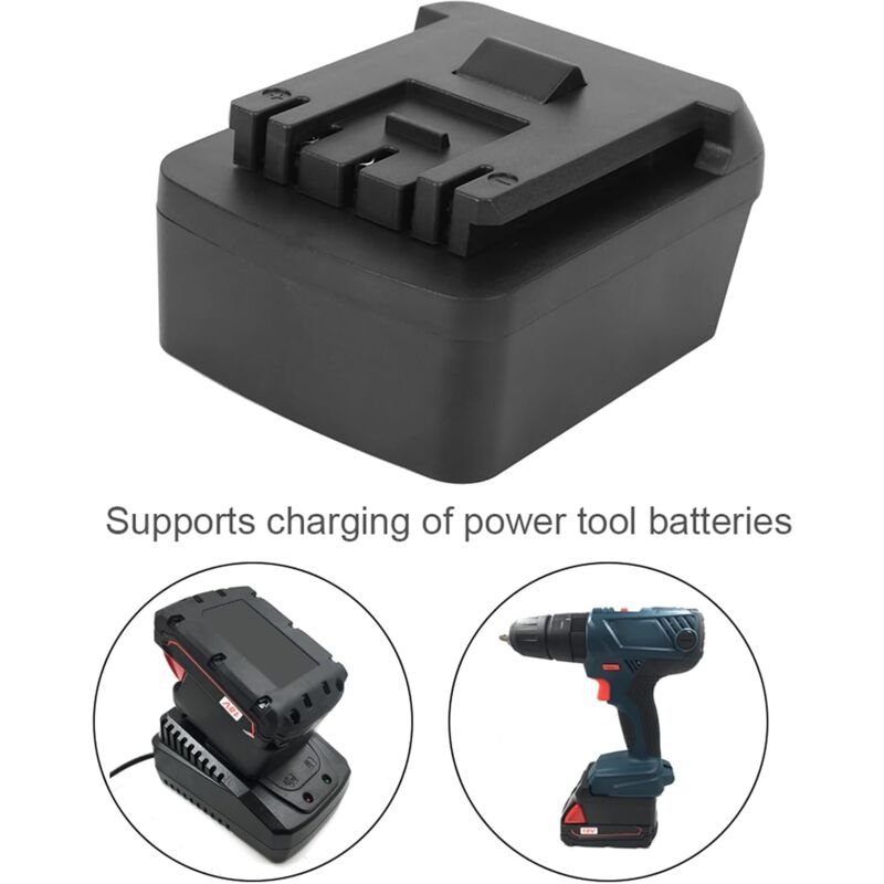 Ej.life - Pour Bosch Milwaukee Batterie Adaptateur Adaptateur de Batterie Abs Pc Power Tool Adaptateur pour Milwaukee 18V Li ion Batterie Convertir