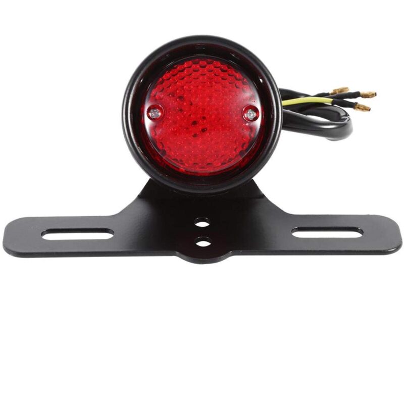 Ej.life - pour feux arriere moto led pour feux arriere moto led Lampe de feu stop de frein arrière rouge rétro à led de moto pour Honda/Yamaha feux