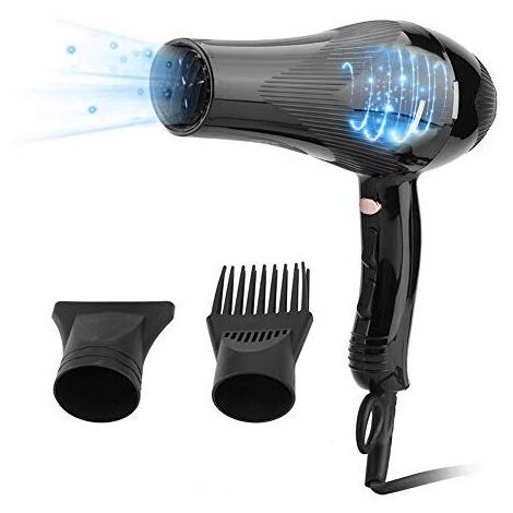Ej.Life Profi Fön Ionen Haartrockner 3000W, Konstante Temperatur und negative Ionen Schonendes Styling, 2 Geschwindigkeit 3 Wärmeeinstellungen, mit Konzentrator für Haarsalon Reisen Und Familie