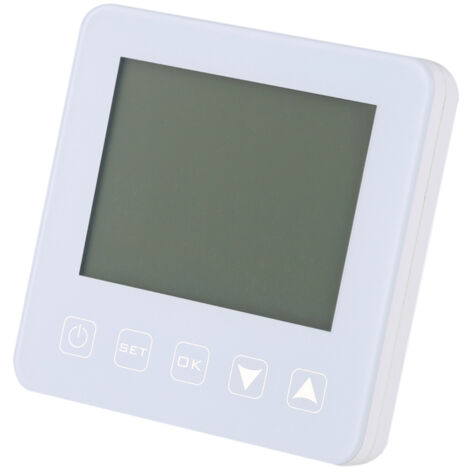 Ej.Life Programmierbarer Thermostat, 16 A LCD-Display Digital Thermostat für elektrische Heizung Raumthermostat