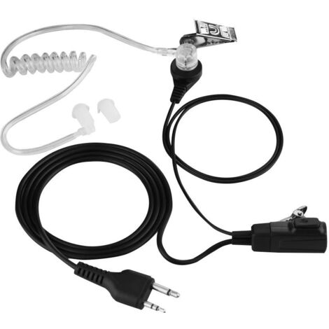 Ej.Life PTT Walkie-Talkie-Headset für Midland Walkie-Talkie, transparent