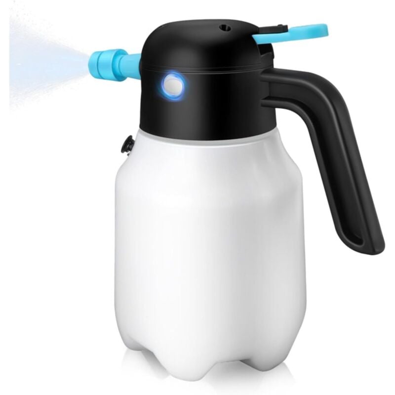 Ej.life - Pulvérisateur de mousse électrique pour voiture - 1,8 l - Alimenté par batterie - Pour lavage de voiture - Rechargeable par usb