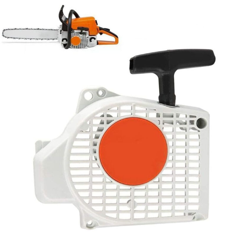 Recoil Rewind Pull Start Starter Fit pour Stihl MS200T 020T MS200 Tronçonneuse Extracteur de démarreur à recul inversé a - Ej.life