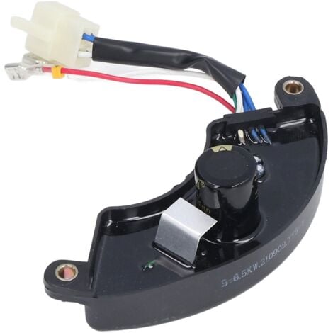 Ej.Life Régulateur de tension AVR universel pour générateur diesel essence 5-6.5KW 1PH 220V style demi-lune