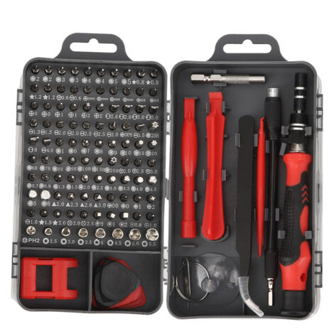 Ej.Life Robustes praktisches Schraubendreher-Set in fünf Farben, Tool zum Entfernen von Telefonen, zur Reparatur von Telefonen zum Entfernen von Telefonen(red)