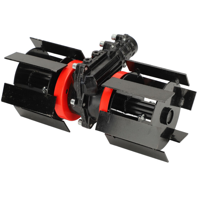 Ej.Life Roue de désherbage Tête de tondeuse à gazon, outil de desserrage du sol pour pépinières, outils agricoles pour serres de légumes Outil pour