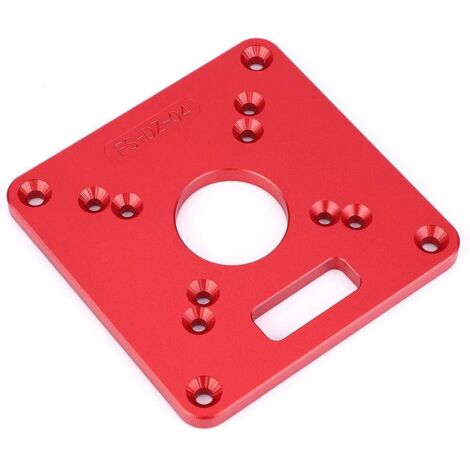 Ej.Life Router Table Insert Plate, Router Insert Plate Router Table Insert Plate Aluminum Alloy 6061 Anodic Oxidation Engraving Router Table Plate A