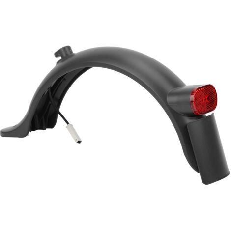 Ej.Life SALUTUYA ABS + PC mit LED-Rücklicht Elektroroller Heckklappenschutz Starke Zähigkeit Heckkotflügel mit Rücklicht, für Xiaomi M365 PRO 2(Rear Mudguard with taillight) A