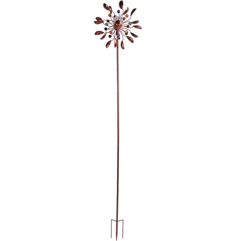 Ej.life - Solaire Wind Spinners Multi Color led Lights Garden Wind Catcher Windmill for Courtyard