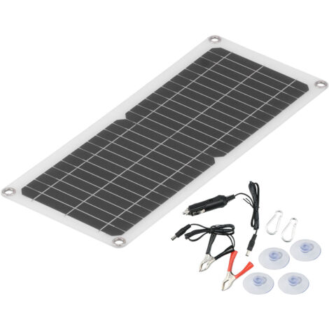 Ej.Life Solarzellenpaneel, langlebiges alternatives Solarpaneel wasserdicht einfach mit hochwertigem ABS-Material für Heimautos, Schiffe usw.