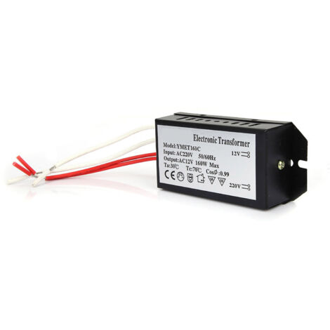 Ej.Life Spannungswandler, 220 V auf 12 V, Spannungswandler, Spannungswandler, intelligenter Netztreiber (160 W)