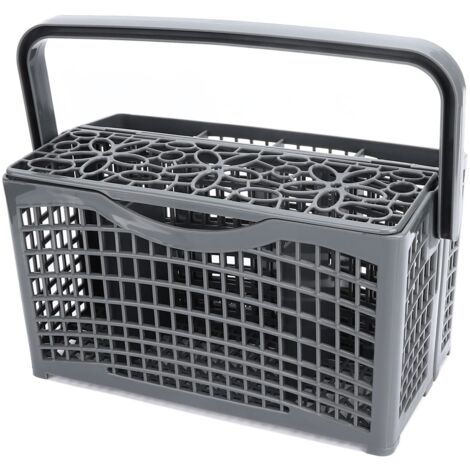 Ej.Life Spülmaschinen-Besteckkorb, 23,1 X 13,1 X 13,4 Cm, Universeller Ersatzkorb für Geschirrutensilien, Kompatibel mit Samsung Bosch LG Frigidaire, KitchenAid, Whirlpool, Grau A