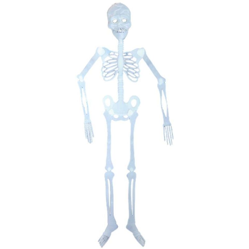 Ej.life - Squelette Lumineux, Décorations de Squelette Lumineuses Suspendues d'halloween en Plastique Effrayant Halloween Décor de Squelette Lumineux
