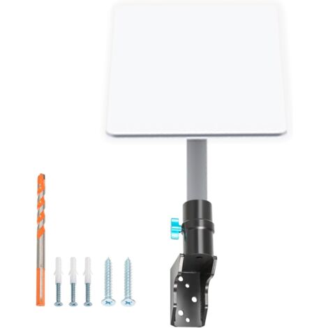 Ej.Life Starlink-Montageset, verstellbares Starlink-Satelliten-Internet-Set, kurze Starlink-Wandhalterung aus Aluminiumlegierung für den privaten und gewerblichen Gebrauch, Halterung