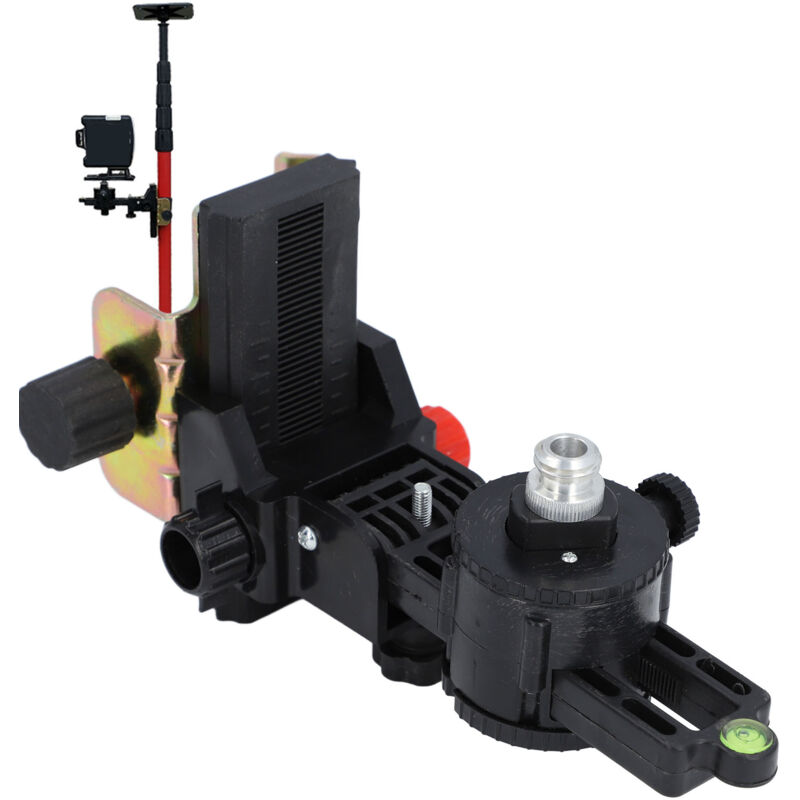 Support de niveau, support solide en forme de l, support mural multifonctionnel, adaptateur de niveau laser rotation à 360 degrés - Ej.life