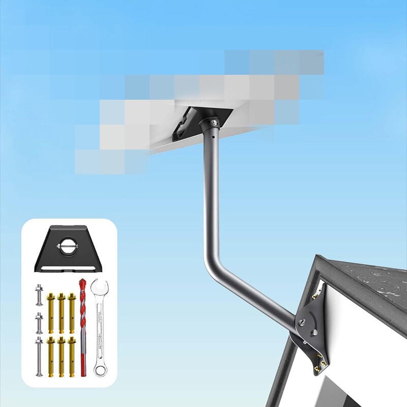 Support Starlink Gen 3 réglable, kit de montage Starlink Gen 3, support de toit Starlink pour kit Internet Starlink Satellite - Ej.life