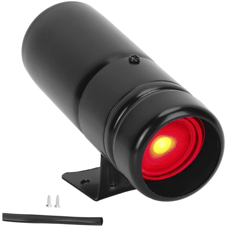 Ej.life - Tacho Gauge Shift Light, Jauge Warning Shift Light Rouge 1000-11000 Modification Rglable Universelle pour Voitures Modifies de Course