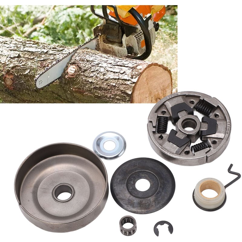 Ej.life - Tambour d'embrayage de 7 dents pour Stihl 026 024 MS260 MS270 MS280 MS271 MS291 MS240 Remplace 1121 160 2051, 1141 640 2001