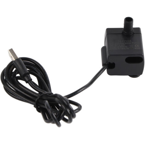 Ej.Life Tauchpumpe, Ultra Quiet Hydroponics Indoor Miniaturbrunnen Landschaft Wasserpumpe Kabel für Teich Fisch Tanks