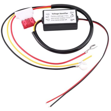 Ej.Life Tbest DRL-Controller Modul, DRL Regler Auto Auto LED Tagfahrlicht Regler Dimmer EIN/AUS Schalter Tagfahrlicht Relais Kabelbaum Dimmer