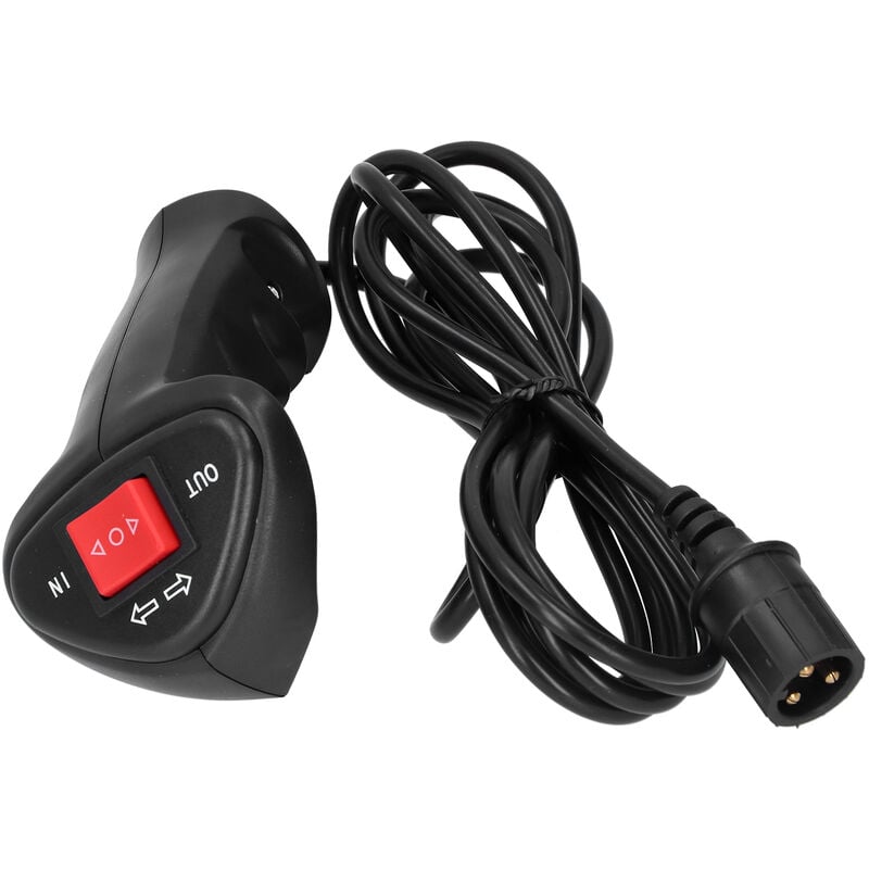 Ej.life - Télécommande de treuil électrique avec cble de 9,2 pi pour véhicule tout-terrain