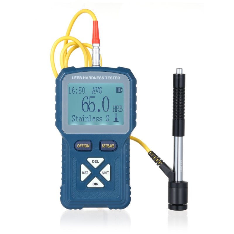 Ej.life - Testeur de Dureté Numérique Duromètre Portable Écran Couleur tft abs Compteur de Dureté Haute Précision hld/hb/hv/hs/hra/hrb/hrc