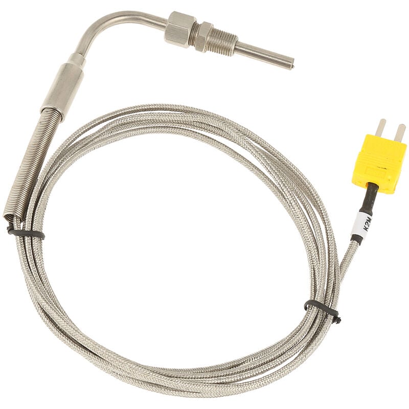 Ej.life - Thermocouple egt de type k pour sonde de température des gaz d'échappement avec embout et connecteur exposés