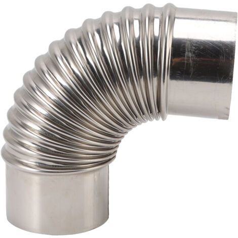 Tuyau Flexible De Cheminée 125 Mm/4 M En Acier Inoxydable