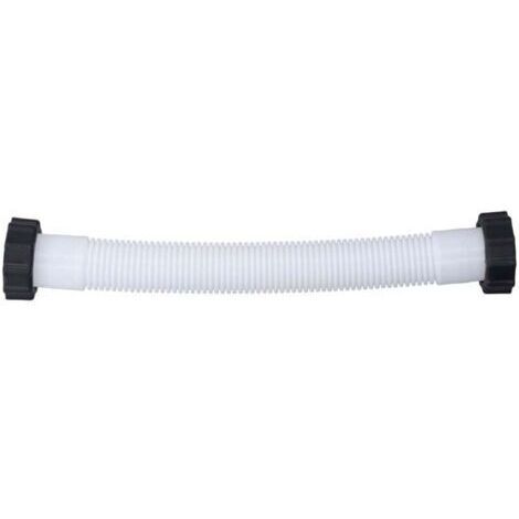Ej.Life Tuyau de rechange pour pompe de piscine Intex 1,5 po de diamètre Tuyau de remplacement pour piscines hors sol Blanc 0,4 m / 1,3 pi