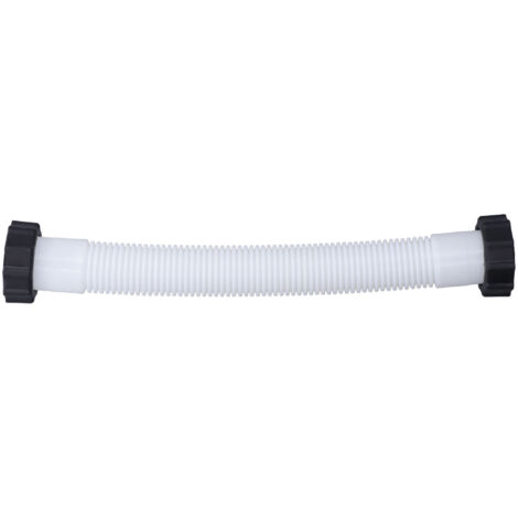 Ej.Life Tuyau de rechange pour pompe de piscine Intex 1,5 po de diamètre Tuyau de remplacement pour piscines hors sol Blanc 0,4 m / 1,3 pi