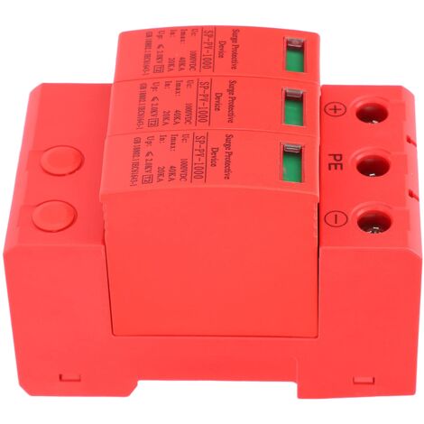 Ej.Life Überspannungsschutzgerät Schutzschalter Ableiter mit Strenger Qualitätsprüfung Prozess 3P40KA DC1000V