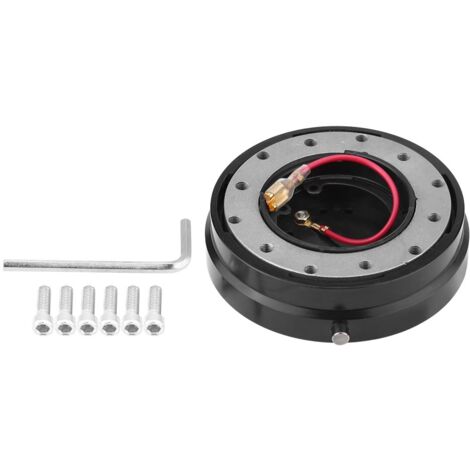 Ej.Life Universal Lenkrad Schnellspanner Hub Adapter Boss Kit(schwarz)