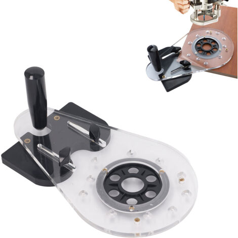 Ej.Life Universal-Router-Basis-Set, Acryl-ABS, Präzises Schneiden, Stabile Fräsführung Zum Fräsen, Trimmen, Schnitzen