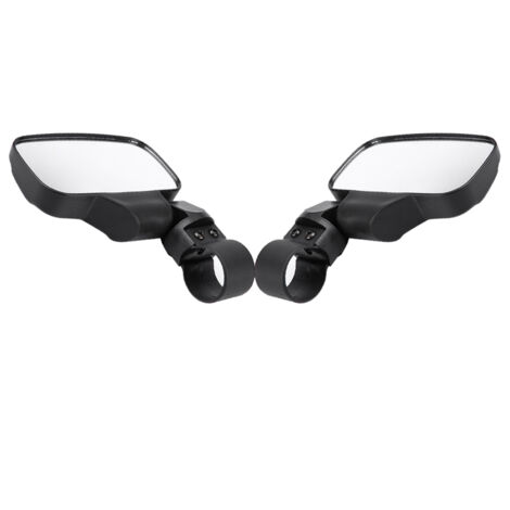 Ej.Life UTV Rückspiegel, verstellbarer Motorrad-Rückspiegel Konvexes Design Plactic Glass UTV Seitenspiegel für UTV Polaris Ranger RZR Can-Am A