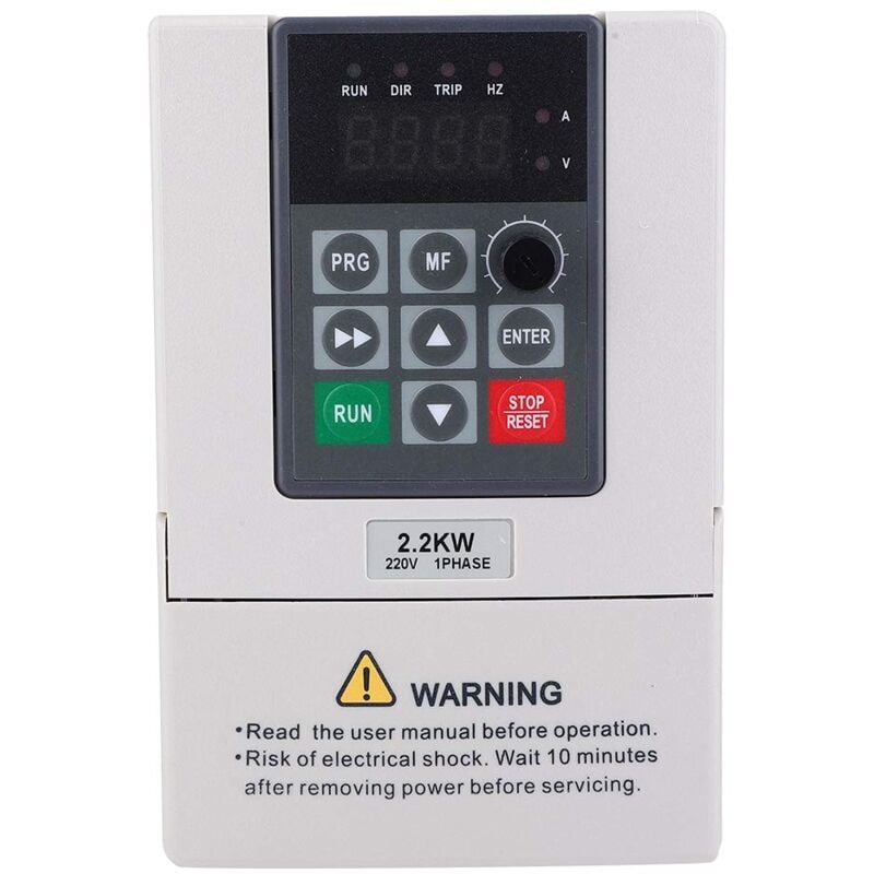 Ej.life - Variateur de fréquence vfd , Convertisseur de fréquence 2.2KW 220V , Convertisseur de moteur vfd monophasé à triphasé à fréquence variable