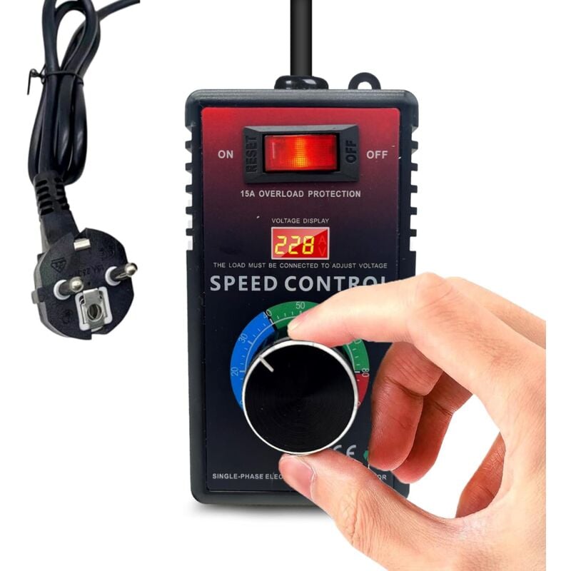 Ej.life - Variateur de Vitesse pour Moteur 220V, Regulateur de Tension, Variateur de Vitesse,Variateur de Frequence pour Meuleuses