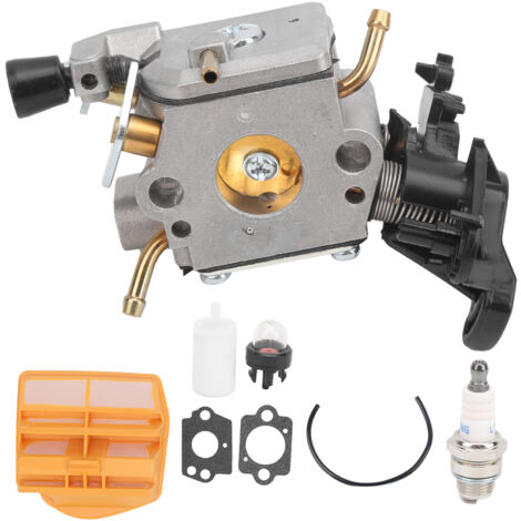 Ej.Life Vergaser-Kit passend für Husqvarna 445 445e 450 450E Benzin-Kettensägen-Teil-Zubehör