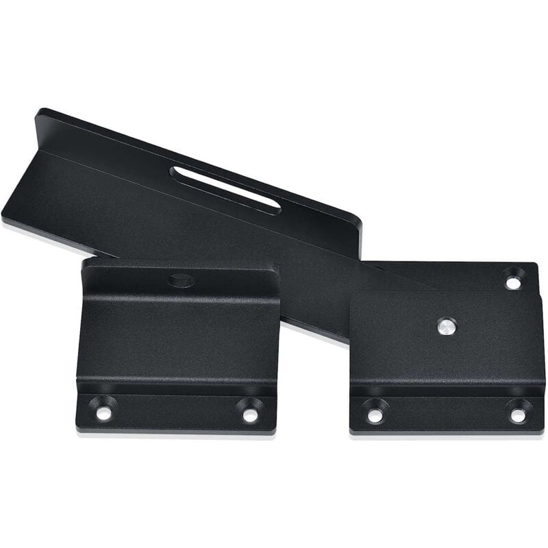 Ej.life - Verrou de portail robuste, loquet de porte réglable avec trou de cadenas pouvant être cadenassé pour plus de sécurité, pour portail de