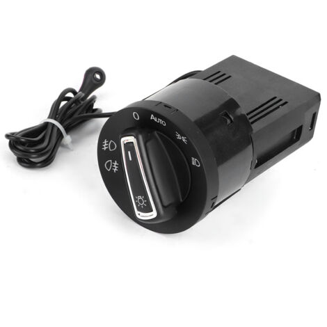 Ej.Life VW T5 Lichtschalter Mit Lichtsensor,Auto Scheinwer Ferschalter Auto Scheinwerferschalter Lichtsensor Modul Mit automatischem An-/Aus-Lichtsensor für VW Golf Mk4 Polo 9n Lichtschalter