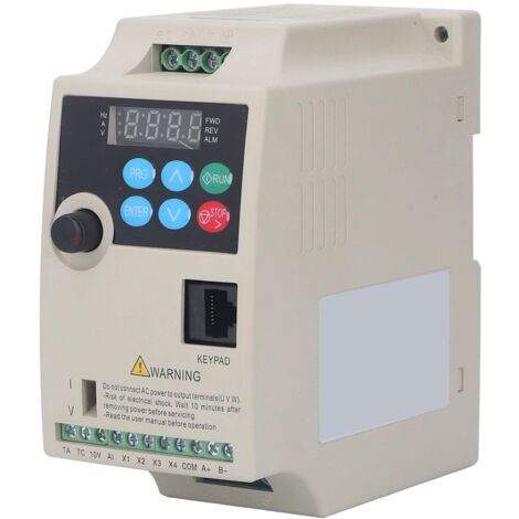 Ej.Life Wechselrichter-Konverter, 0,55 KW, Frequenzumrichter, 2 PH, 220 V Eingang, 3 PH, 0-220 V Ausgang, Wechselrichter-Frequenzumrichter für Lüfter, Wasserpumpen