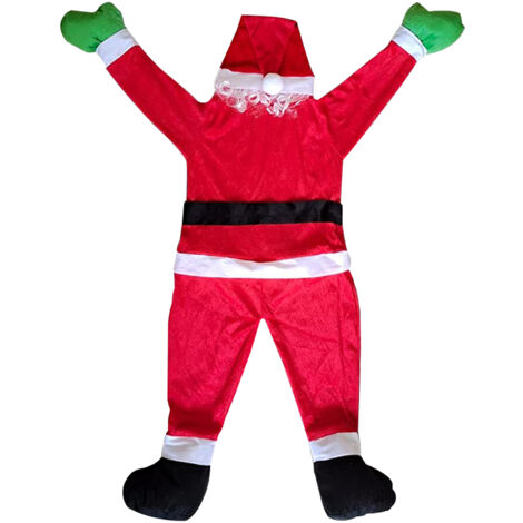 Ej.Life Weihnachtsmann, Klettern, Wanddekoration, Kleidung, Anhänger, Dekoration, lustiger Weihnachtsschmuck, Geschenk (170)