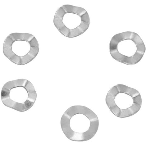 Ej.Life Wellenscheibe, Wellenfederscheibe aus Edelstahl M3, M4, M5, M6, M8, M10, M12, M14, M16, M20(M8(50PCS))