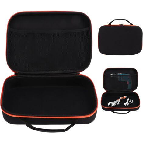 Ej.Life Werkzeugtasche, Werkzeugrucksack, Oxford-Stoff, Zubehör-Aufbewahrungskoffer, Kleiner Werkzeugkasten für Elektrische Schleifmaschine, Reißfest, Geeignet für Elektrowerkzeuge