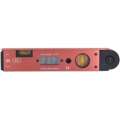 Ej.Life Winkelmesser, Winkelmesser Hochpräziser Verriegelungsknopf mit LCD-Display für Elektriker für Holzbearbeitung für zu Hause für Tischler