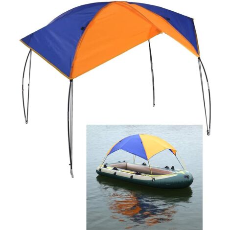 Ej.Life Zelt, 	 Schlauchboot Markisen Sonnenschutz Segelboot Markisen Abdeckung Freien Faltbare Baldachin für Picknicks Outdoor Festival Boots Fischen Zelt (4 People)