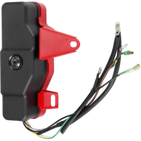 Ej.Life Zündschaltkasten 168F 170F Wasserpumpenzubehör Gx160 Benzinmotor Gx210 Gx200 Schlüssel für Elektrische Schlüsselsteuerbox Eisenschlüsselschalter