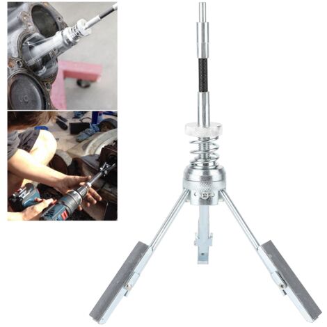 Ej.Life Zylinder-Honwerkzeug, 88233 3 Backen Eisen Flexible Welle Motor Honen Kohlenstoff Entfernen Motorzylinder-Honwerkzeug für Auto 2-6,7 Zoll Reichweite