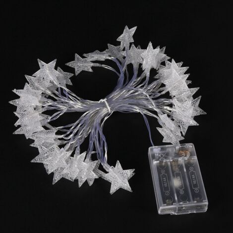 Ejoyous 6 m LED-Sternenlichterkette, batteriebetrieben, Feendekoration mit 40 Lichtern
