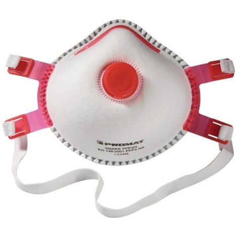 Ekastu  412 183 Feinstaubmaske mit Ventil FFP3 5 St. EN 149:2009 DIN 149:2009
